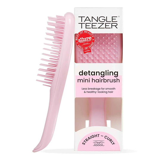 Tangle Teezer Ultimate Detangler Brush, Eliminates Knots & Reduces Breakage, Travel-Size Mini Hair Brush for Straight to Wavy Hair Types