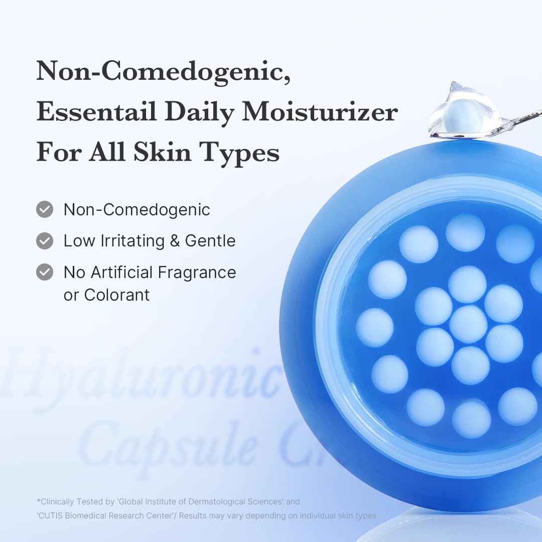 medicube Capsule Cream | 120H Lasting Hydration, Barrier Care, Calming Daily Facial Moisturizer For All Skin Types | Panthenol & Ceramides | Korean Skincare