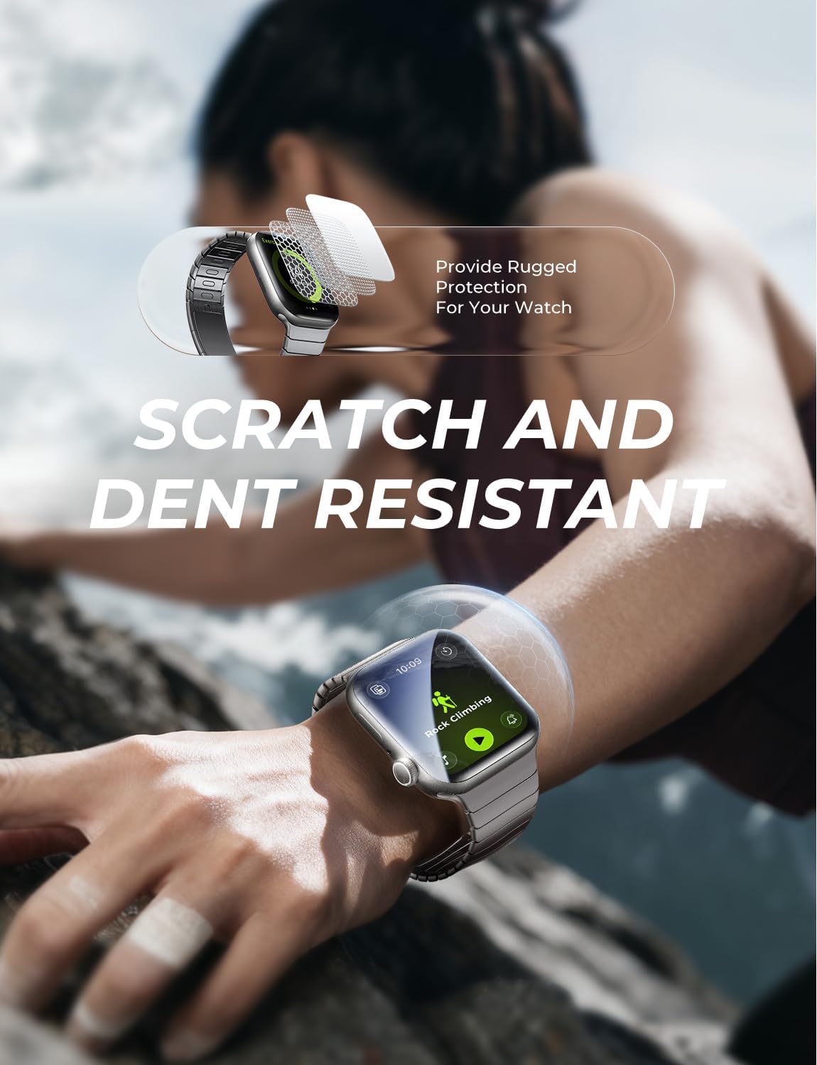 MAGIC_JOHN_2_Pack_for_Apple_Watch_Series_11(2025)_Series_10_46MM_Screen_Protector,_[Automatic_Align_Tech]_Self-Healing_Flexible_EPU_Film,_HD_Transparent,_Anti_Scratch,_Bubble_Free