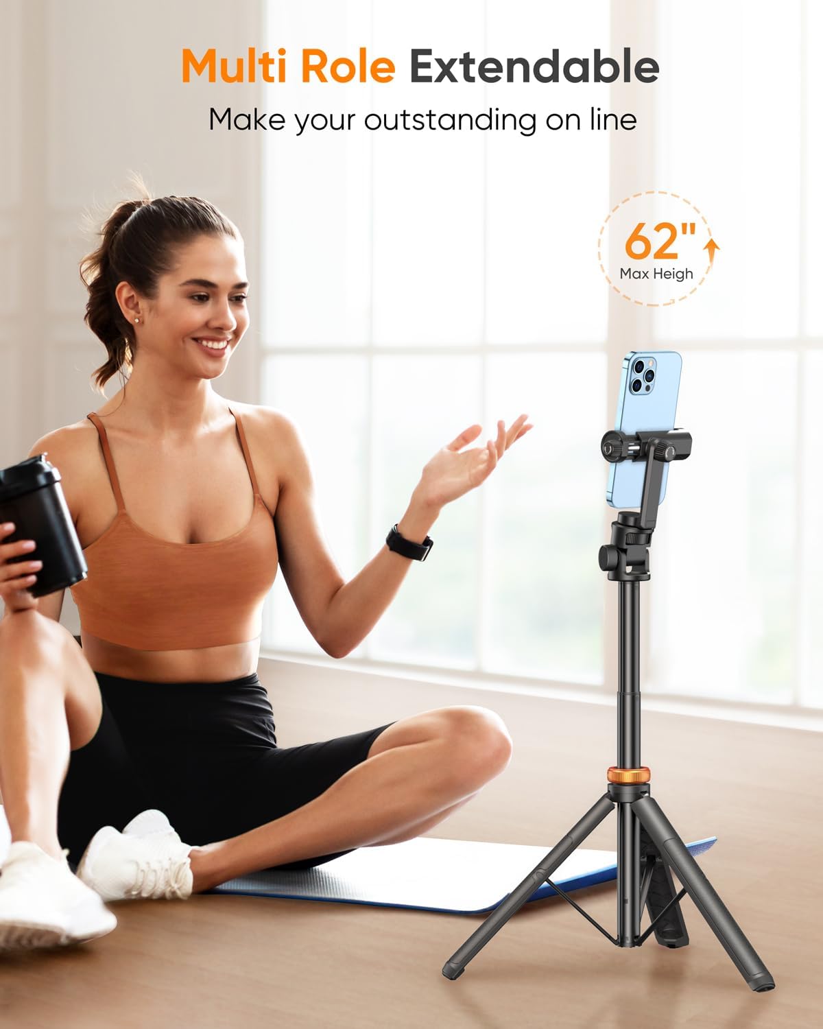 EUCOS_62"_Phone_Tripod,_Tripod_for_iPhone_&_Selfie_Stick_with_Remote,_Extendable_Cell_Phone_Stand_&_Ultimate_Phone_Holder,_Solidest_Phone_Stand_Compatible_with_iPhone/Android