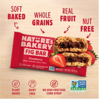 Nature’s Bakery Fig Bars Variety Pack, 28 Count (4 Bars per Pack, 7 Flavors: Strawberry, Blueberry, Raspberry, Apple Cinnamon, Original Fig, Peach Apricot & Double Chocolate Brownie) | Whole Grain, Vegan Snacks
