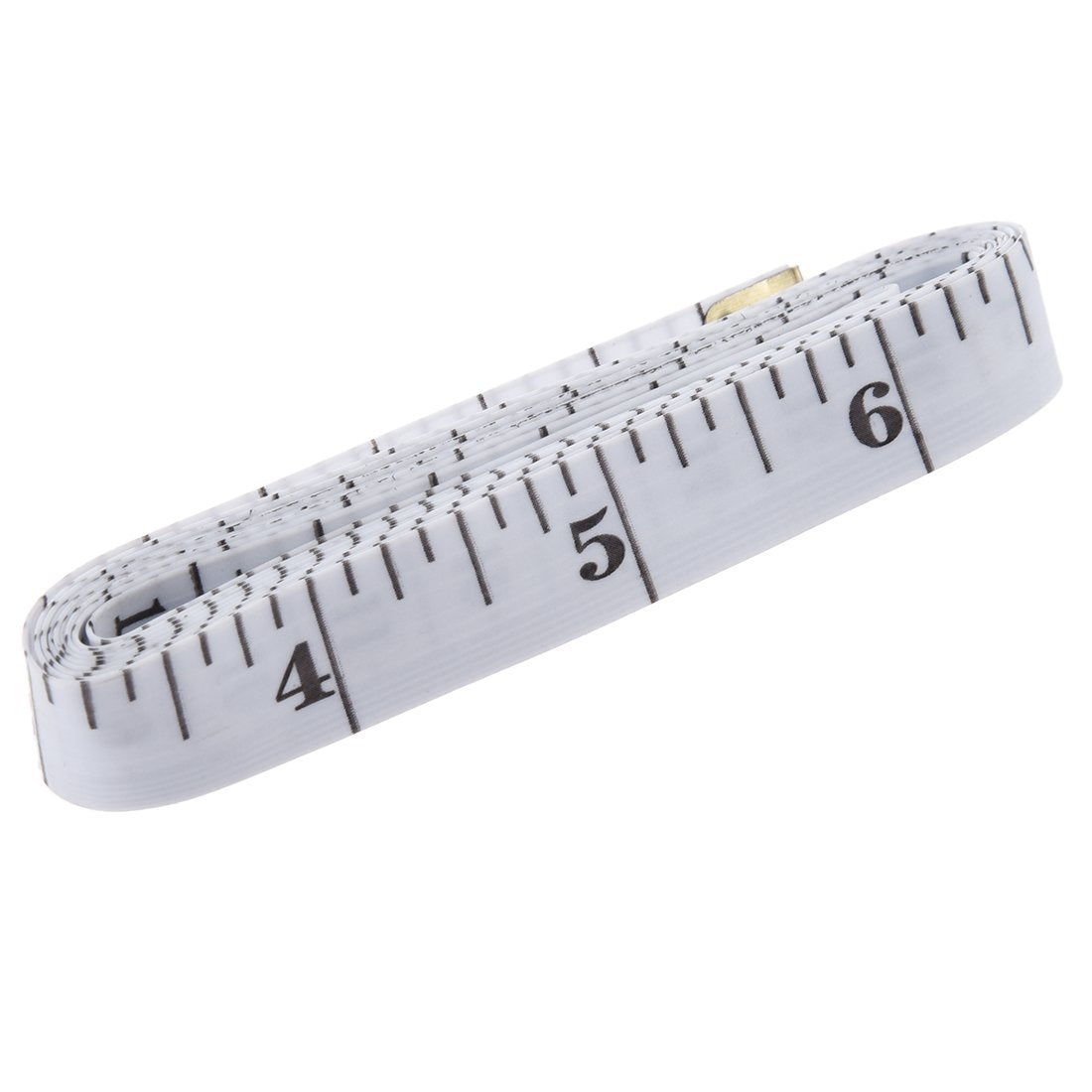 GDMINLO_Soft_Tape_Measure_Double_Scale_Body_Sewing_Flexible_Tailor_Craft_Vinyl_Ruler_for_Weight_Loss_Medical_Body_Measurement,_Has_Centimetre_Scale_on_Reverse_Side_60-inch（White）