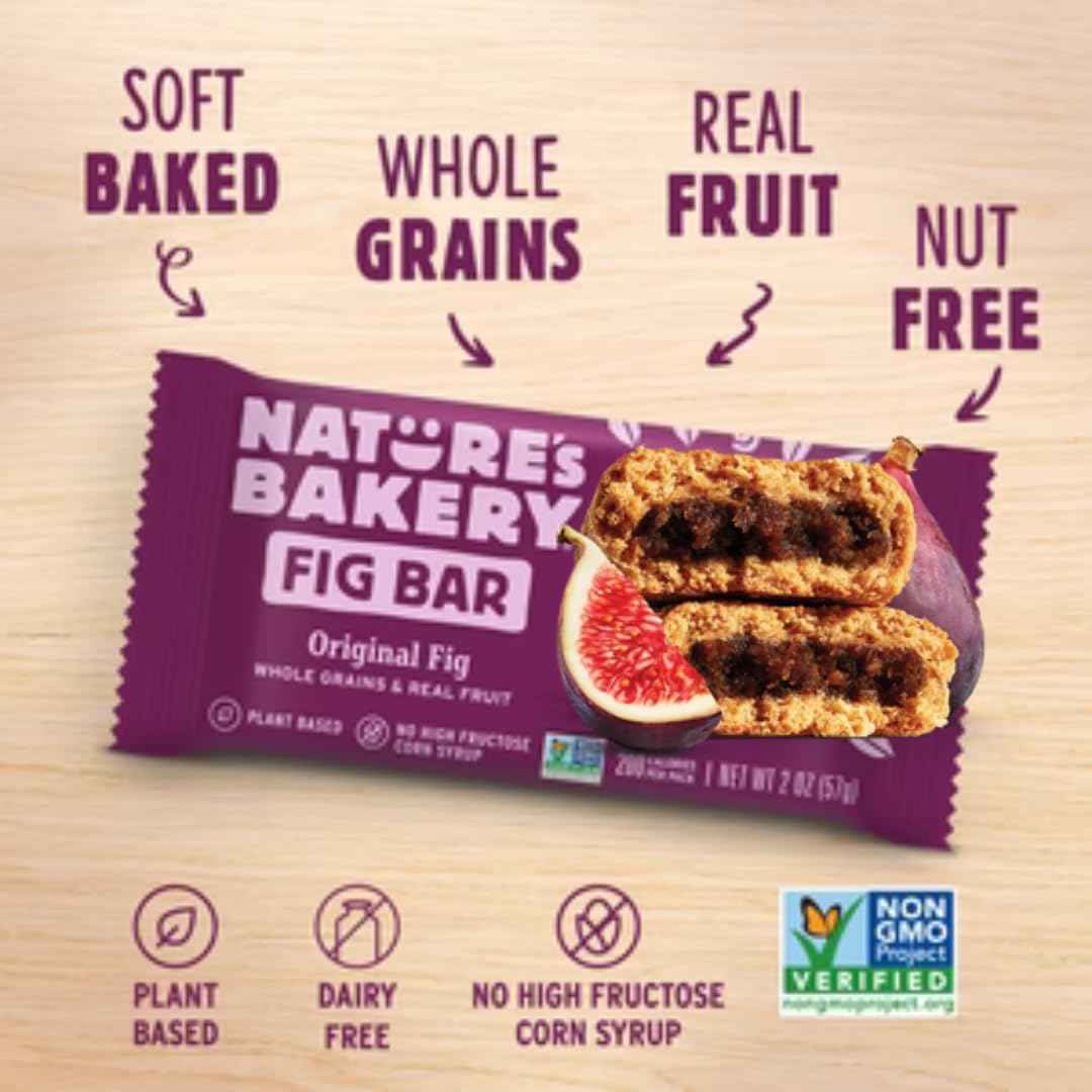 Nature’s Bakery Fig Bars Variety Pack, 28 Count (4 Bars per Pack, 7 Flavors: Strawberry, Blueberry, Raspberry, Apple Cinnamon, Original Fig, Peach Apricot & Double Chocolate Brownie) | Whole Grain, Vegan Snacks