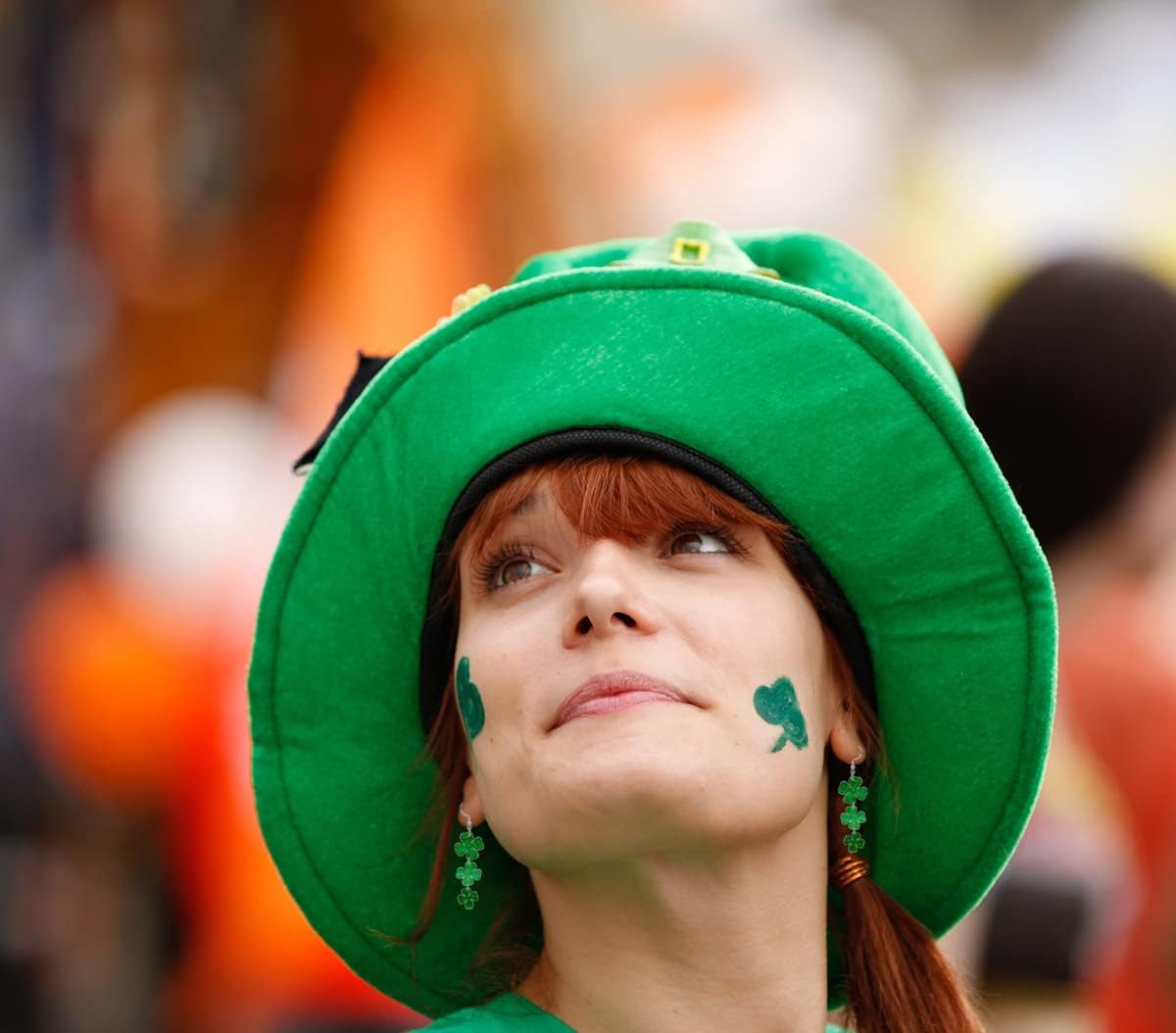 St._Patrick's_Day_Earrings_for_Women,Irish_Shamrock_Acrylic_Dangle_Earrings,_Green_Hat_Clover_Horseshoe_Drop_Earrings_for_Irish_Festival
