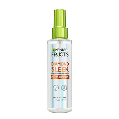 Garnier_Fructis_Diamond_Sleek_Hair_Shine_Spray,_Frizz_Control_and_Heat_Protectant_for_Frizzy,_Dry_Hair,_Formulated_with_Vegan_Keratin_Smoothing_Complex_and_Argan_Oil,_4.6_Fl_Oz