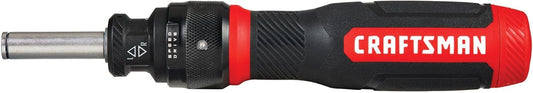 CRAFTSMAN_Ratcheting_Screwdriver,_SpeedDrive,_2”_Double_Ended_Bits_Included,_Handle_Holds_Up_To_6_Bits_(CMHT68129)