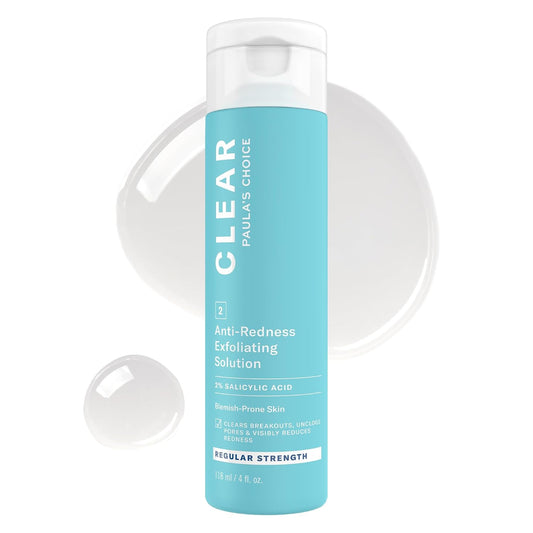 Paula's_Choice_CLEAR_Anti-Redness_Exfoliating_Solution,_2%_Salicylic_Acid_Liquid_Exfoliant_for_Face,_Face_Exfoliant_for_Mild_to_Severe_Acne_&_Breakouts,_Blackheads_and_Clogged_Pores,_Fragrance-Free