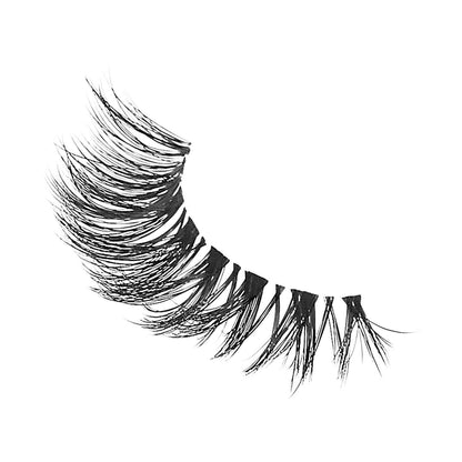 KISS My Lash But Better False Eyelashes Multipack, 'Bare Affair', 12mm, Superfine Band Technology, Easy to Apply, Reusable, Lightweight, Voluminous, Comfortable, Includes 4 Pairs Of Strip Lashes