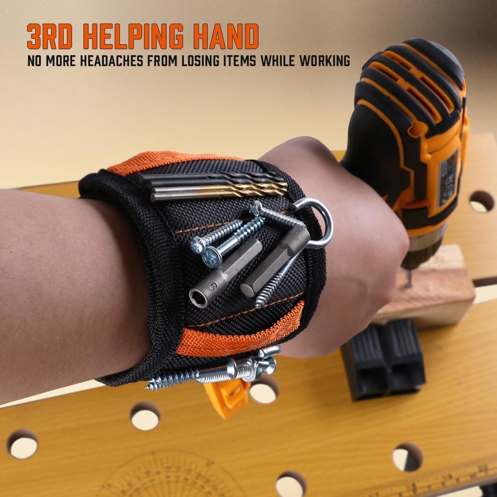 HORUSDY_Magnetic_Wristband_&_Universal_Socket_Grip_(7–19mm),_Stocking_Stuffers_Gifts_for_Dad_with_Strong_Magnets_for_Holding_Screws,_Nails,_Drilling_Bits,_DIY,_Christmas_Tool_Gift_for_Men