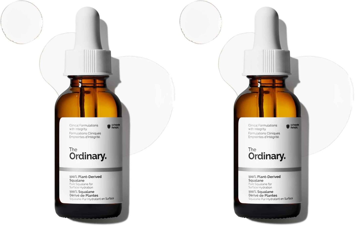 The Ordinary 100% Plant-Derived Squalane, for Skin and Hair, Lightweight Hydration, and Moisture Barrier Support, 1 Fl Oz