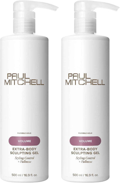 Paul Mitchell Extra-Body Sculpting Gel, Adds Fullness + Styling Control, For Fine Hair