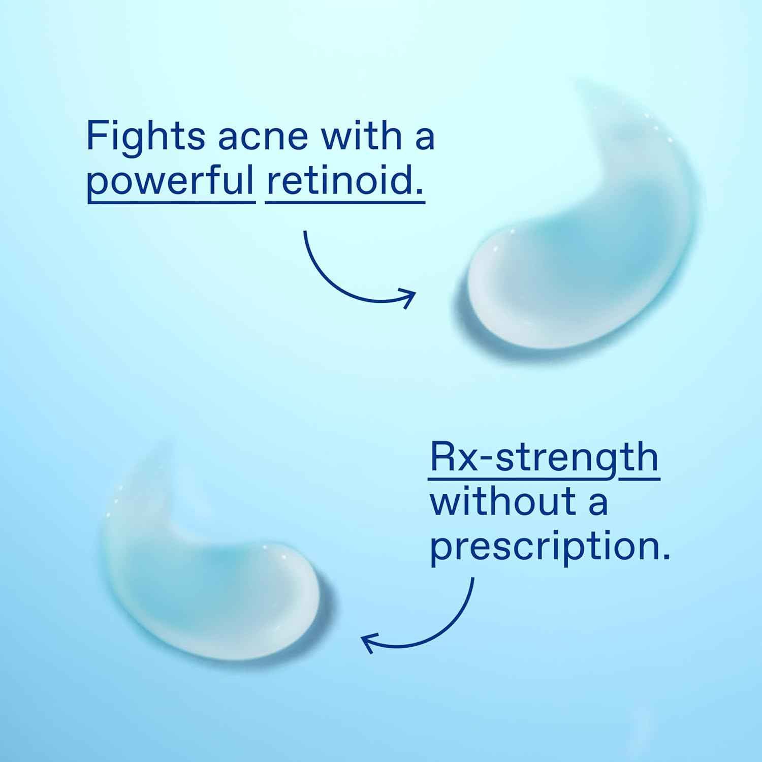 Differin Acne Treatment Gel, Retinoid Treatment for Face with 0.1% Adapalene, Gentle Skin Care for Acne Prone Sensitive Skin