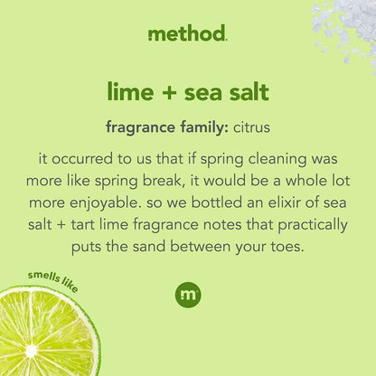 Method Dish Soap, Lime + Sea Salt, Tough on Grease