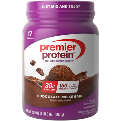 Premier Protein Powder, 30g Protein, No Added Sugar, 100% Whey Protein, Keto Friendly, Soy & Gluten Free