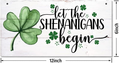 Hanging_St._Patrick's_Day_Wooden_Decor_-_'Let_the_Shenanigans_Begin'_Wall_Art,_Home_&_Door_Sign,_Shamrock_Theme