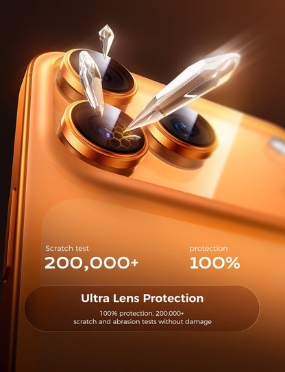 MAGIC_JOHN_for_iPhone_17_Pro_Max/17_Pro_Camera_Lens_Protector_[Alignment_Kit&1:1_Invisible_Fit]_9H_Aerospace_Tempered_Glass,_Ultra_HD,_Metal_Individual_Ring,_Set_of_2,Orange