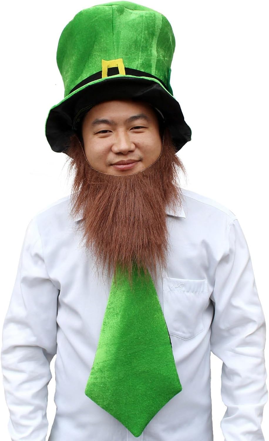 CreepyParty_St._Patrick's_Day_Party_Costume_Suit_Hat,_Bow,_Bow_Tie,_Beard,_Scarf_(Hat,_Beard,_Tie,_Bow_tie)