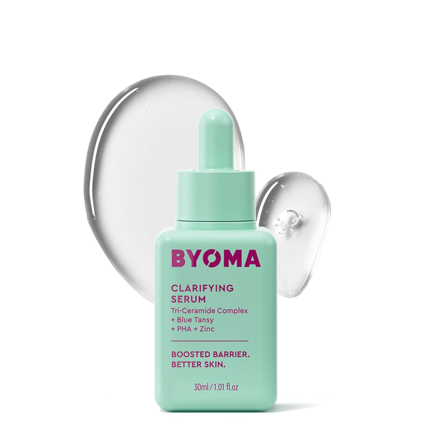 BYOMA_Clarifying_Serum_-_Barrier_Repair_Serum_-_Clarifying_Facial_Serum_for_Acne_Prone_Skin_-_Calming_Face_Serum_with_Ceramides,_Blue_Tansy,_PHA_&_Zinc_-_Balanced_&_Healthy_Skin_-_1.01_fl._oz