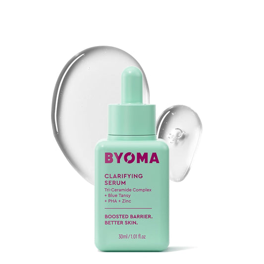 BYOMA_Clarifying_Serum_-_Barrier_Repair_Serum_-_Clarifying_Facial_Serum_for_Acne_Prone_Skin_-_Calming_Face_Serum_with_Ceramides,_Blue_Tansy,_PHA_&_Zinc_-_Balanced_&_Healthy_Skin_-_1.01_fl._oz