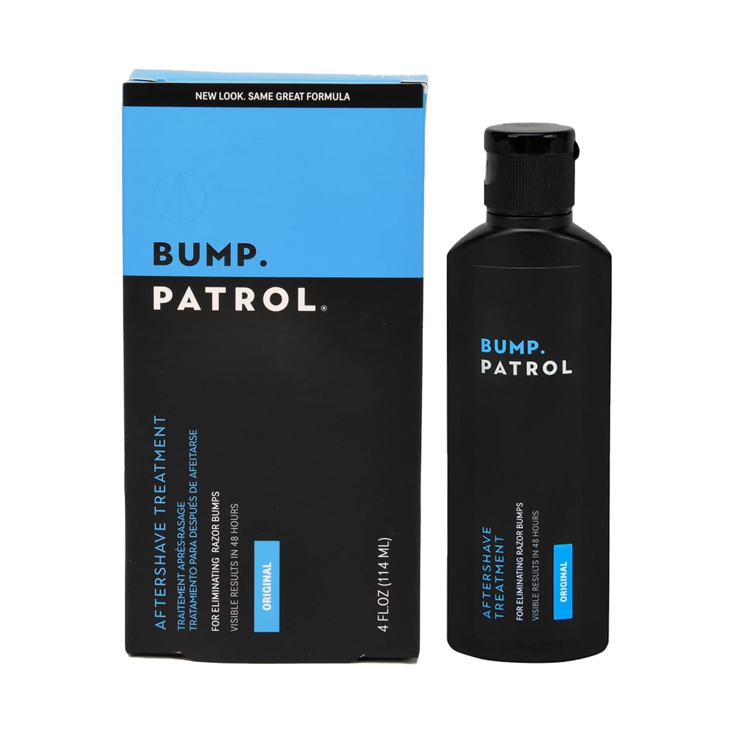 Bump Patrol Original Formula Aftershave Treatment Serum – Razor Bump Stopper and Ingrown Hair Treatment for Men and Women, Ingrown Hair Serum with Salicylic Acid - 4 oz (Pack of 1)