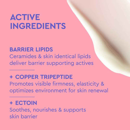 BYOMA Barrier Repair Eye Cream - Hydrating Eye Cream Increases Firmness + Elasticity - Strengthens Skin Barrier - .67 fl.oz
