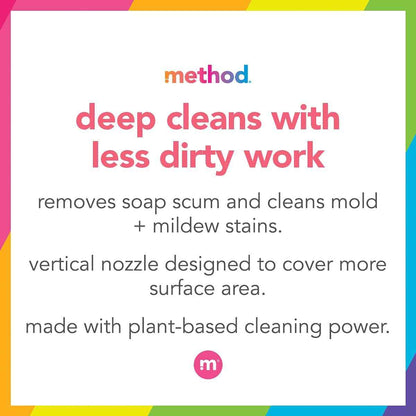 Method Bathroom Cleaner, Removes Mold + Mildew Stains, Eucalyptus Mint, 28 Fl Oz