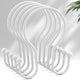 White - Minimalist - Double Shower Hooks
