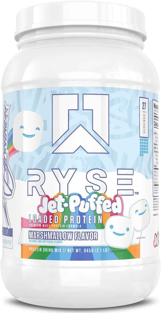 RYSE Loaded Protein Powder - 25g Whey Protein Isolate & Concentrate with Prebiotic Fiber & MCTs - Low Carb, Low Sugar, Digestive-Friendly