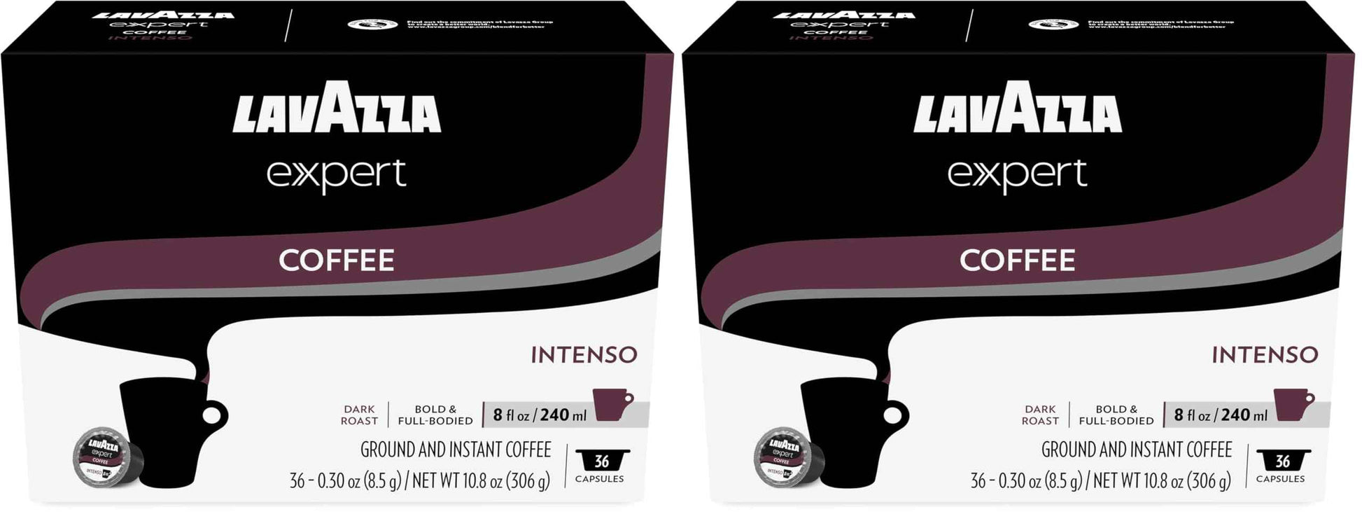 Lavazza Capsules, Medium Roast, 100% Arabica, Compatible with Own Classy Machines