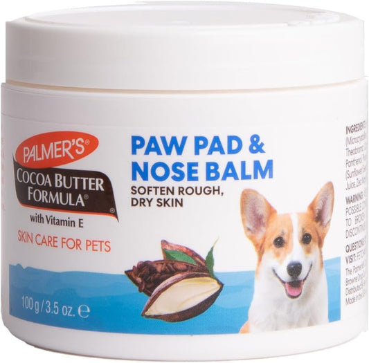 Palmer's_for_Pets_Cocoa_Butter_Paw_Pad_and_Nose_Balm_for_Dogs,_Fragrance_Free_Dog_Skin_Soother_with_Vitamin_E_for_Dry_Paws_and_Noses,_Plant_Based_Formula,_3.5_Oz
