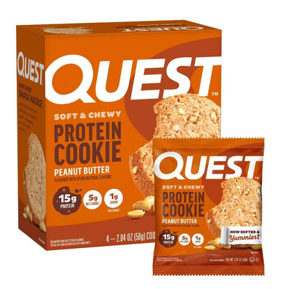 Quest Nutrition Protein Cookie, 15g Protein, 1g Sugar, 3g Net Carbs, Keto Friendly, High Protein, Low Carb