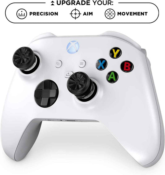 KontrolFreek Aim Boost Kit for Xbox One and Xbox Series X Controller | Includes Performance Thumbsticks and Precision Rings | Black Galaxy Edition