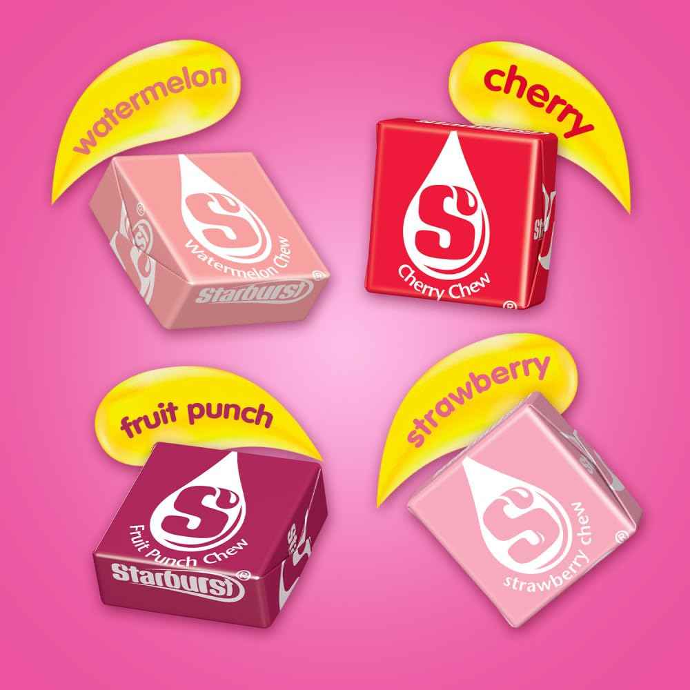STARBURST FaveREDS Fruit Chews Candy, Chewy Candy, 15.6 oz Sharing Size Bag