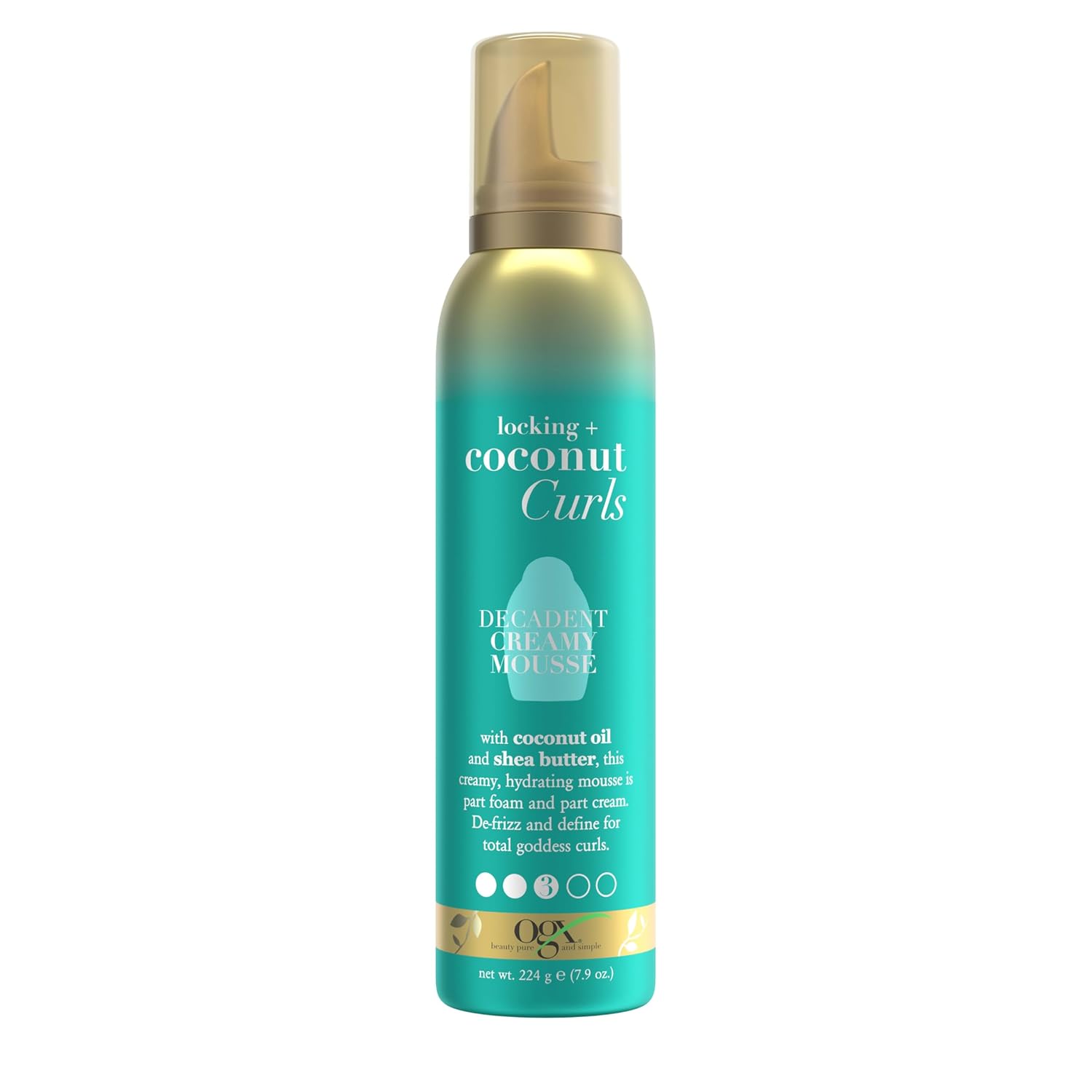 OGX_Locking_+_Coconut_Curls_Decadent_Creamy_Mousse,_7.9_Ounce