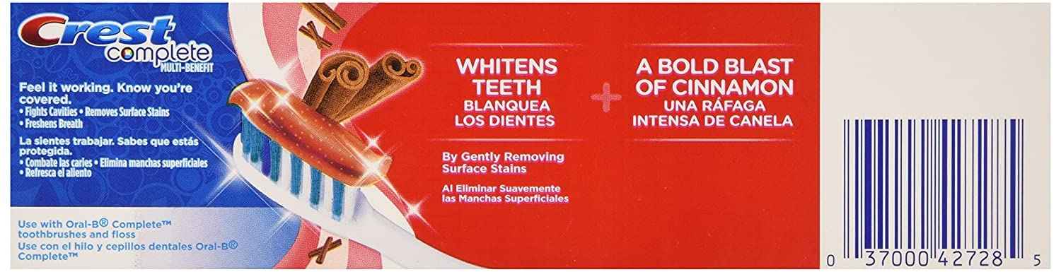 Crest Cinnamon Toothpaste
