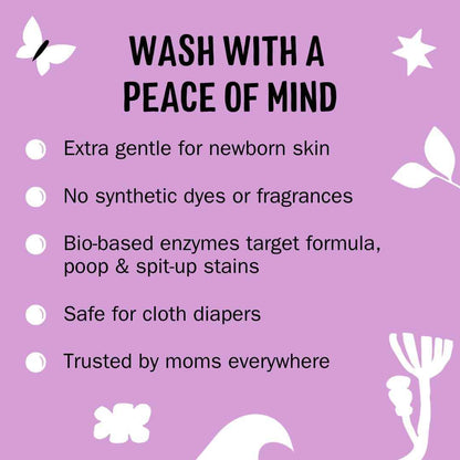 Molly's Suds Baby Laundry Detergent Powder | Removes Formula, Poop & Spit-Up Stains | Extra Gentle for Newborns