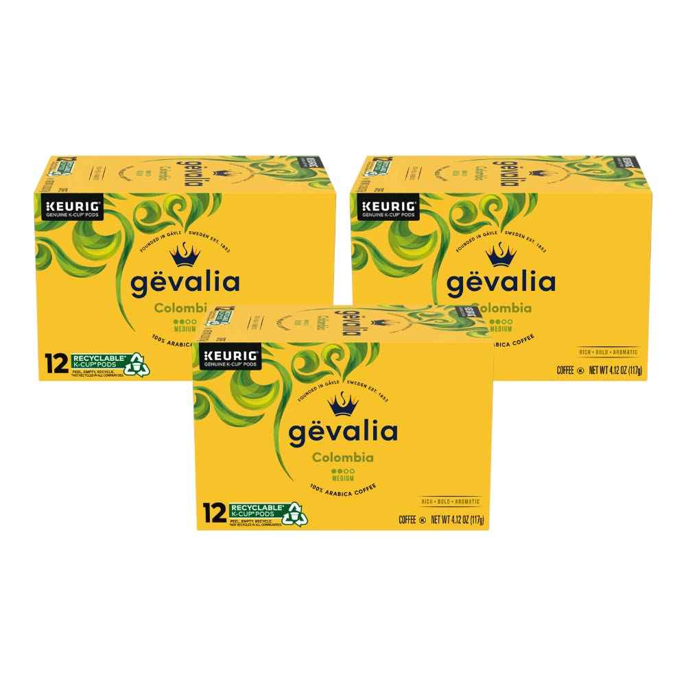 Gevalia Colombia K-Cup Coffee Pods, for a Keto and Low Carb Lifestyle