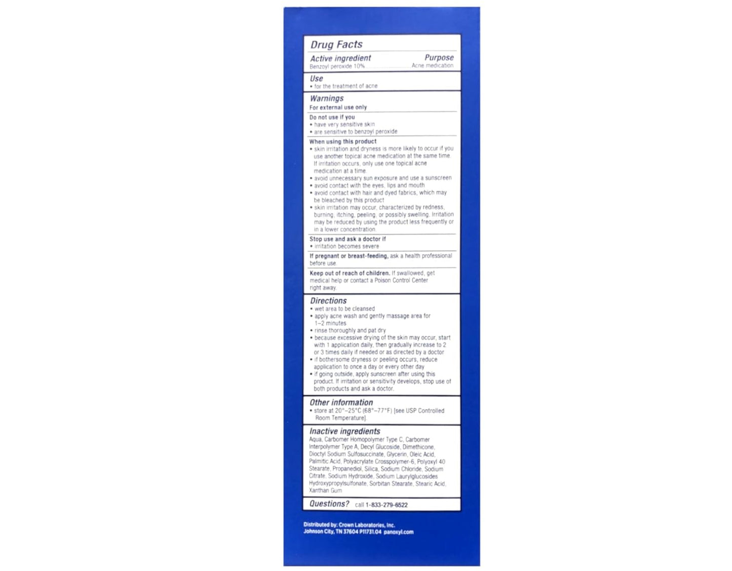 PanOxyl_Acne_Foaming_Wash_10%_Benzoyl_Peroxide_5.5_oz_(156_g)_-_Pack_of_2