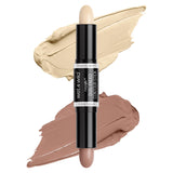 wet n wild MegaGlo Dual-Ended Contour Stick, Light Medium, Cruelty-Free Bronzer Flawless Makeup Cosmetic Blend