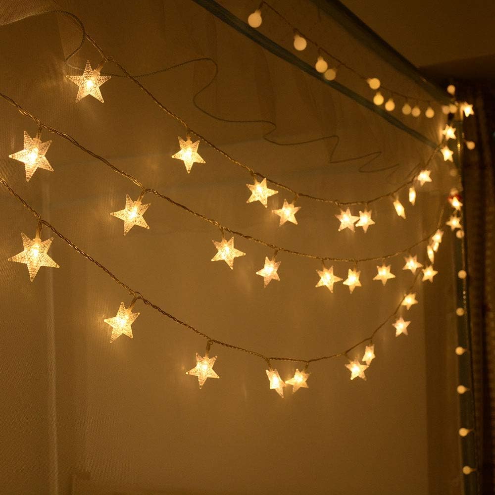 Homeleo_Warm_White_50_Led_Star_Fairy_Lights_with_Remote_Control,_Battery_Powered_Five-Pointed_Star_String_Lights