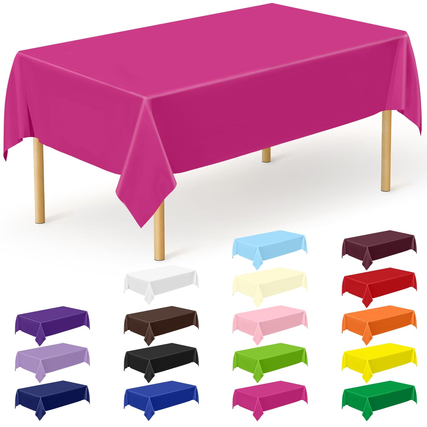 Rosered - 12pcs 54x108 in