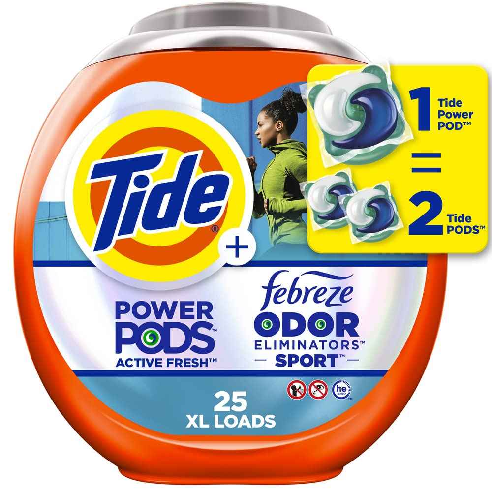 Tide Power Pods with Febreze Laundry Detergent Pacs, All-Day Freshness