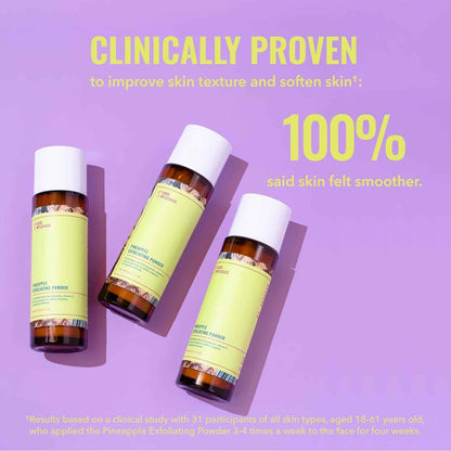 Good Molecules Pineapple Exfoliating Powder - Exfoliating Face Scrub with Natural Enzymes, Gentle Alcohol-Free Facial Cleanser, Skin Care for Face