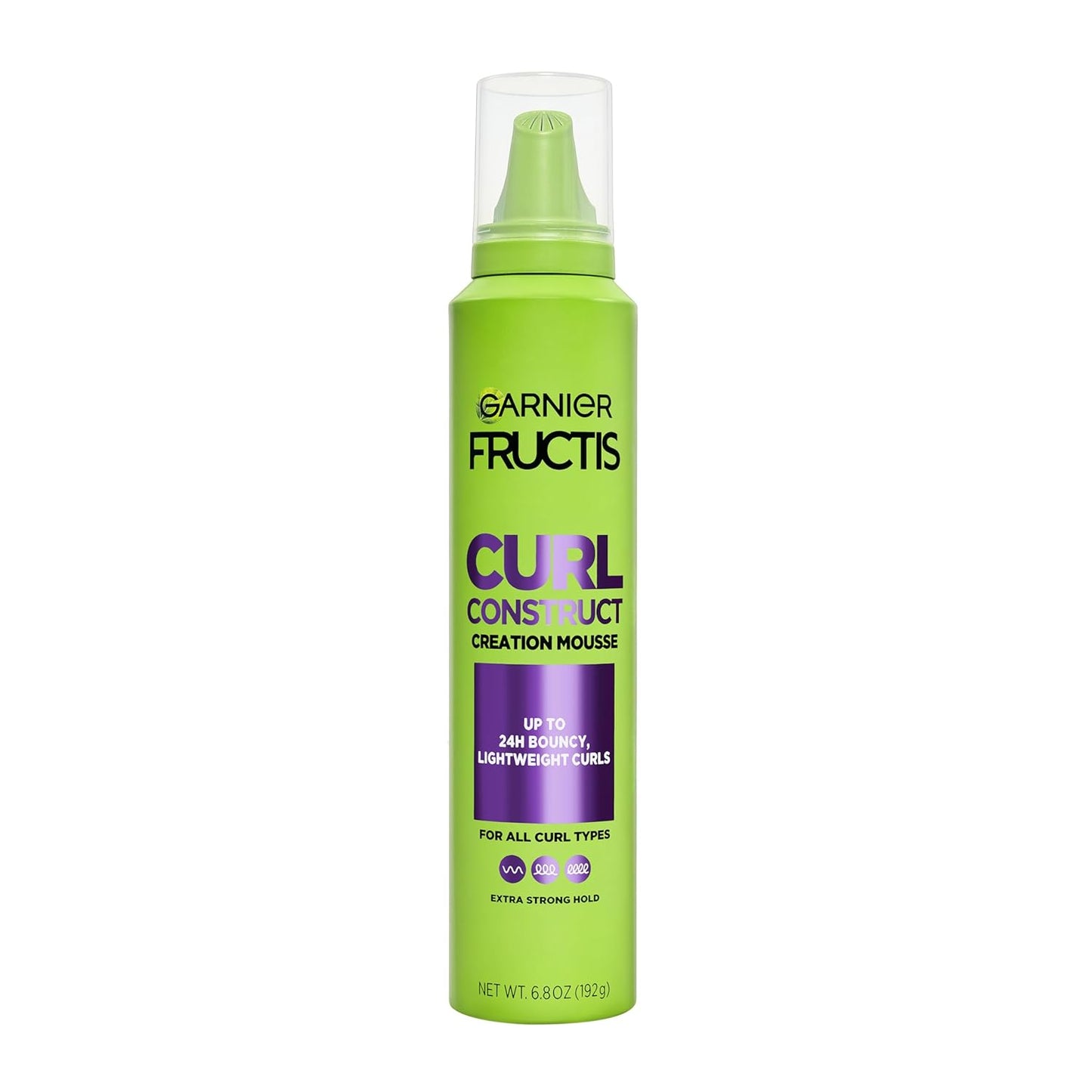 Garnier_Fructis_Curl_Construct_Creation_Mousse,_Curl_Activator_Provides_Frizz_Control,_Long-Lasting_Hold,_and_No_Weigh-Down_for_Curly,_Wavy,_and_Coily_Hair,_6.8_oz_(Packaging_May_Vary)