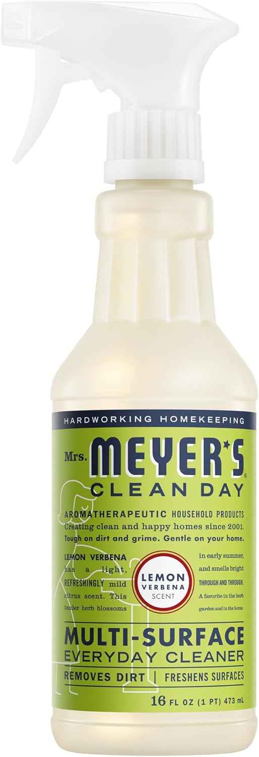 MRS. MEYER'S CLEAN DAY Multi-Surface Everyday Cleaner, Lemon Verbena Scent, 16 Fl Oz Bottle