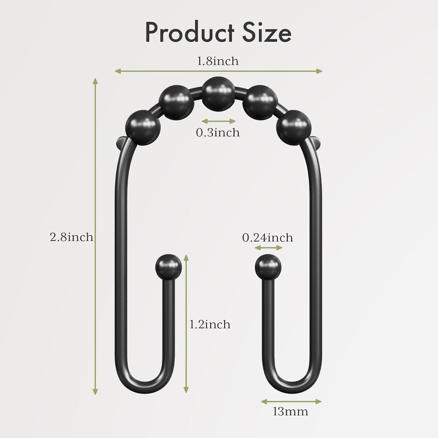 AmazerBath_Shower_Curtain_Hooks_Rings,_Metal_Shower_Curtain_Rings,_Black_Shower_Curtain_Hooks_Rust_Proof_Double_Hook_Shower_Hooks_for_Shower_Curtain_and_Liner,_Shower_Rod_Hooks_Bathroom_12Pcs