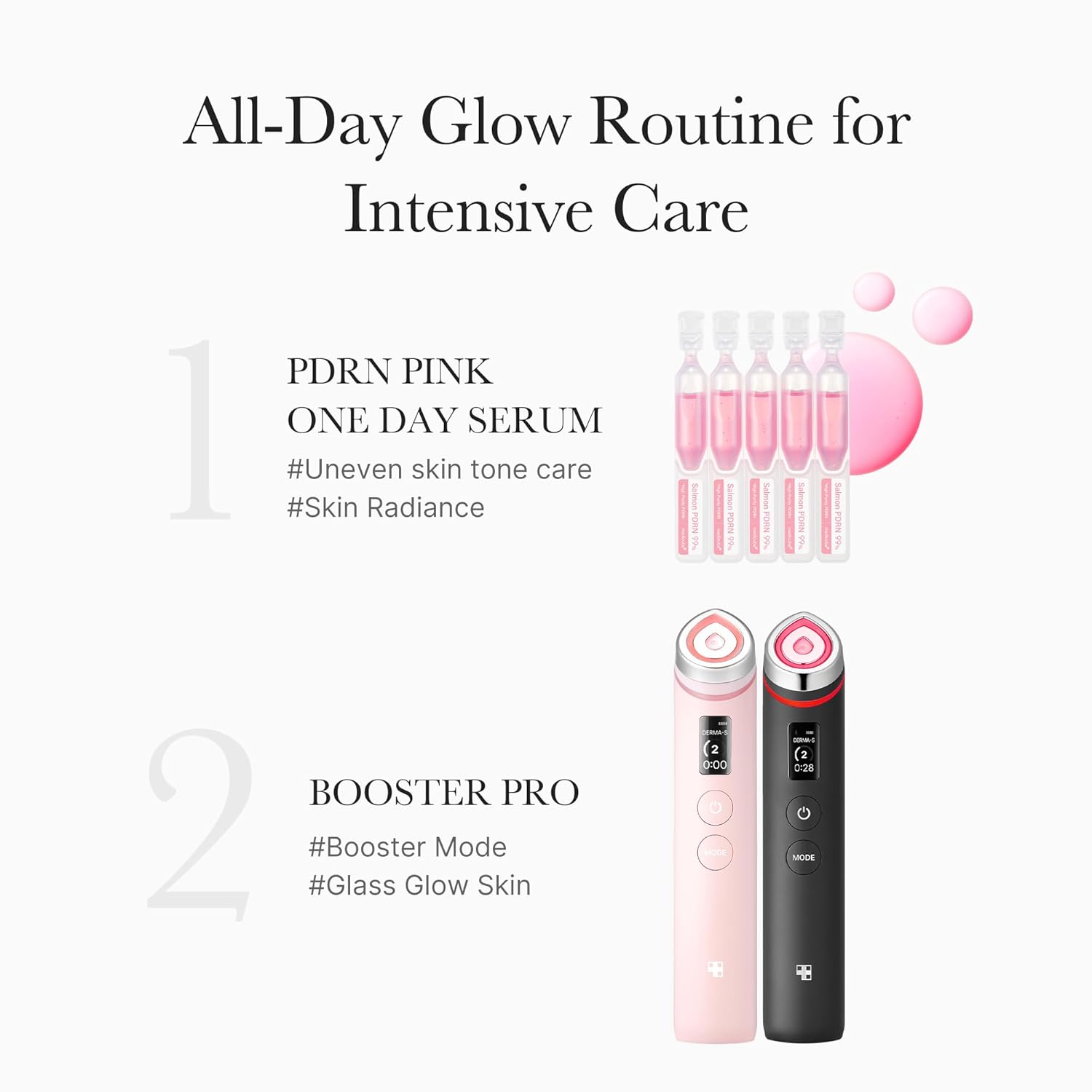 medicube_Salmon_DNA_PDRN_Pink_One_Day_Serum_|_99%_Salmon_DNA_PDRN_Intensive_Ampoule,_Collagen,_Glutathione,_Hyaluronic_Acid_-_Improves_skin_radiance_|_Korean_skincare_0.05_fl.oz_x_10e