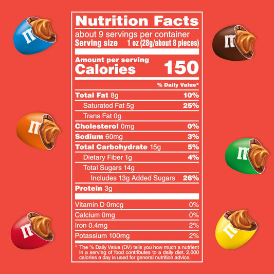 M&M'S_Mega_Peanut_Butter_Chocolate_Candy,_Sharing_Size,_8.6_Oz_Resealable_Bag