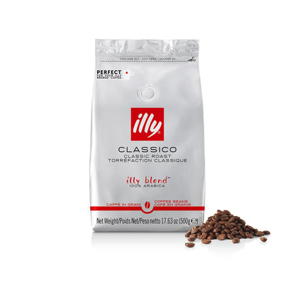illy_Whole_Bean_Coffee_-_Perfectly_Roasted_Beans_–_Classico_Medium_Roast_-_with_Notes_of_Caramel,_Orange_Blossom_&_Jasmine_-_100%_Arabica_-_No_Preservatives_–_17.6_Ounce