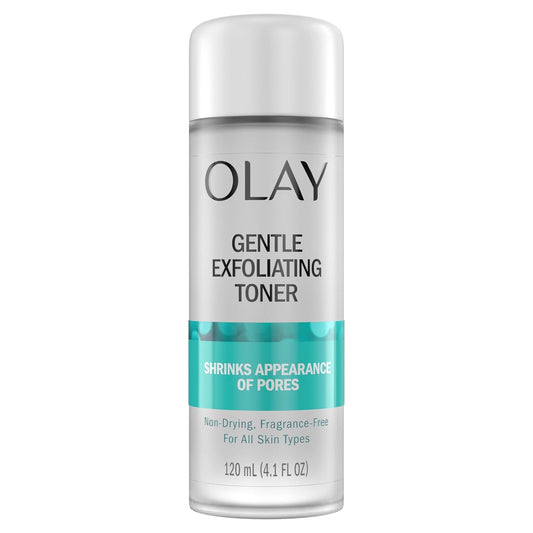 Olay_Gentle_Exfoliating_Toner,_Fragrance_Free,_4.1_fl_oz,_Pore_Treatment_Face_Cleanser_Unclogs_and_Diminishes_the_Appearance_of_Pores